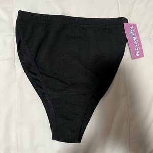 Hissyfit spakly highwaisted high leg bottoms.